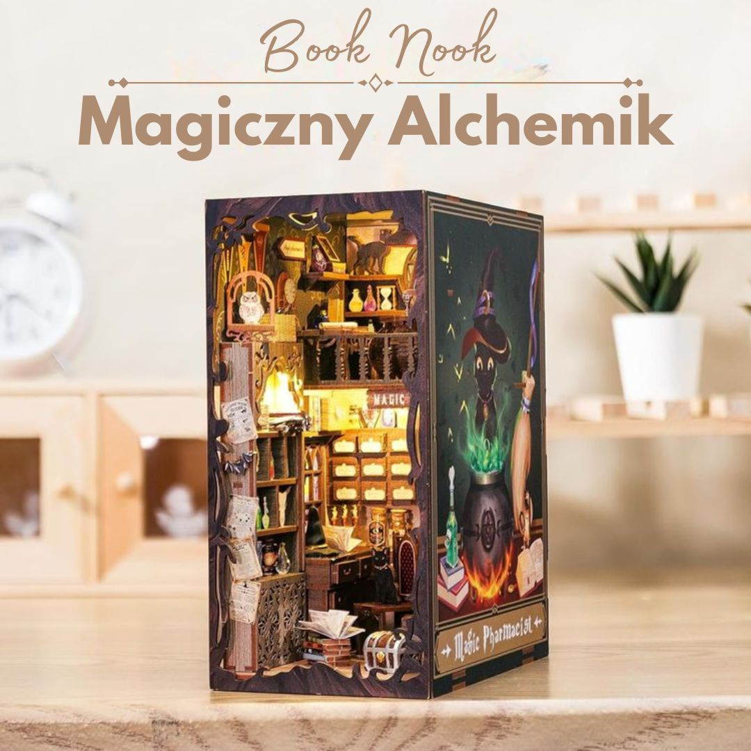 DIY Book Nook - Magiczny Alchemik | Cutebee
