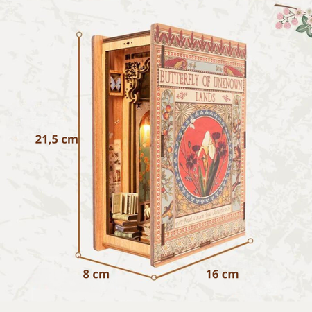 DIY Book Nook - Motyli Raj | Cutebee