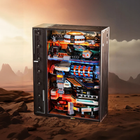 Mars Outpost Marble Run – Puzzle 3D ROKR, cyberpunk z LED (194 el.)