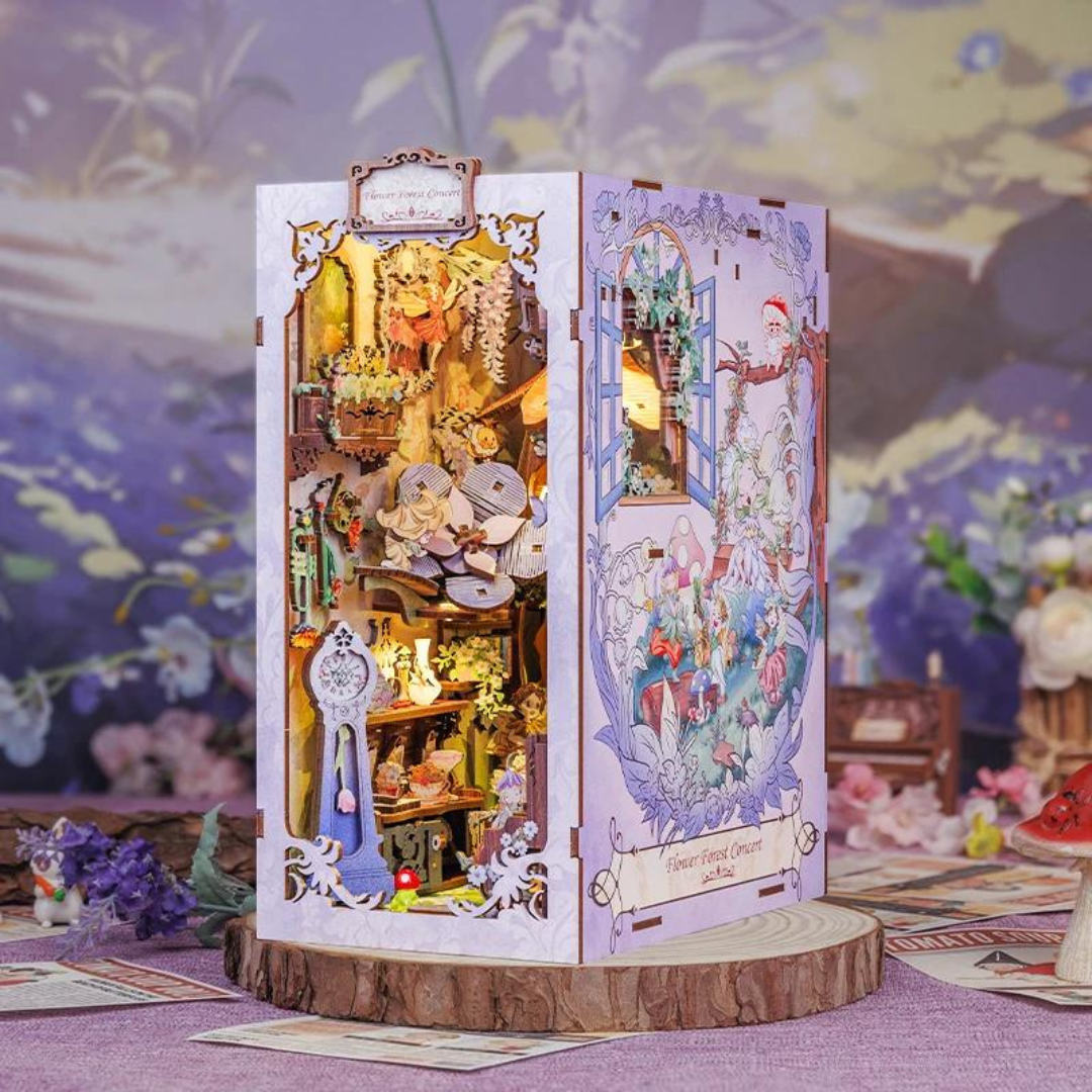 DIY Book Nook - Leśny Koncert | Cutebee – pomysł na prezent