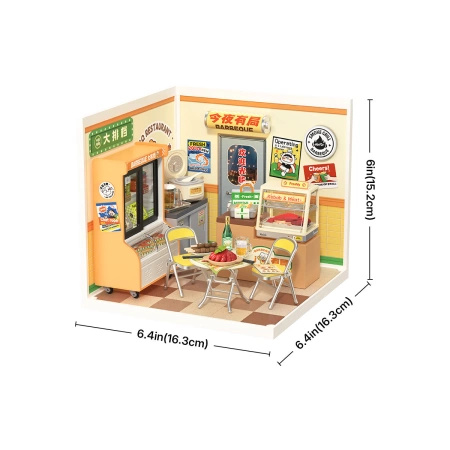 Mini Domek 3D - Night Out Food Stall | Rolife