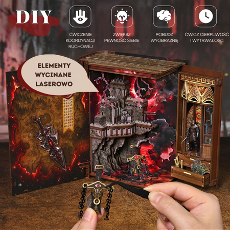 Sword of Fire – DIY Book Nook Minicity | Puzzle 3D Prezent