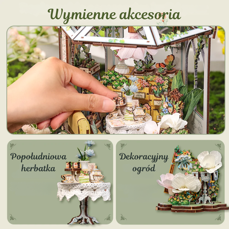 DIY Book Nook - Windsor Flowe House | Cutebee Miniaturowy Domek