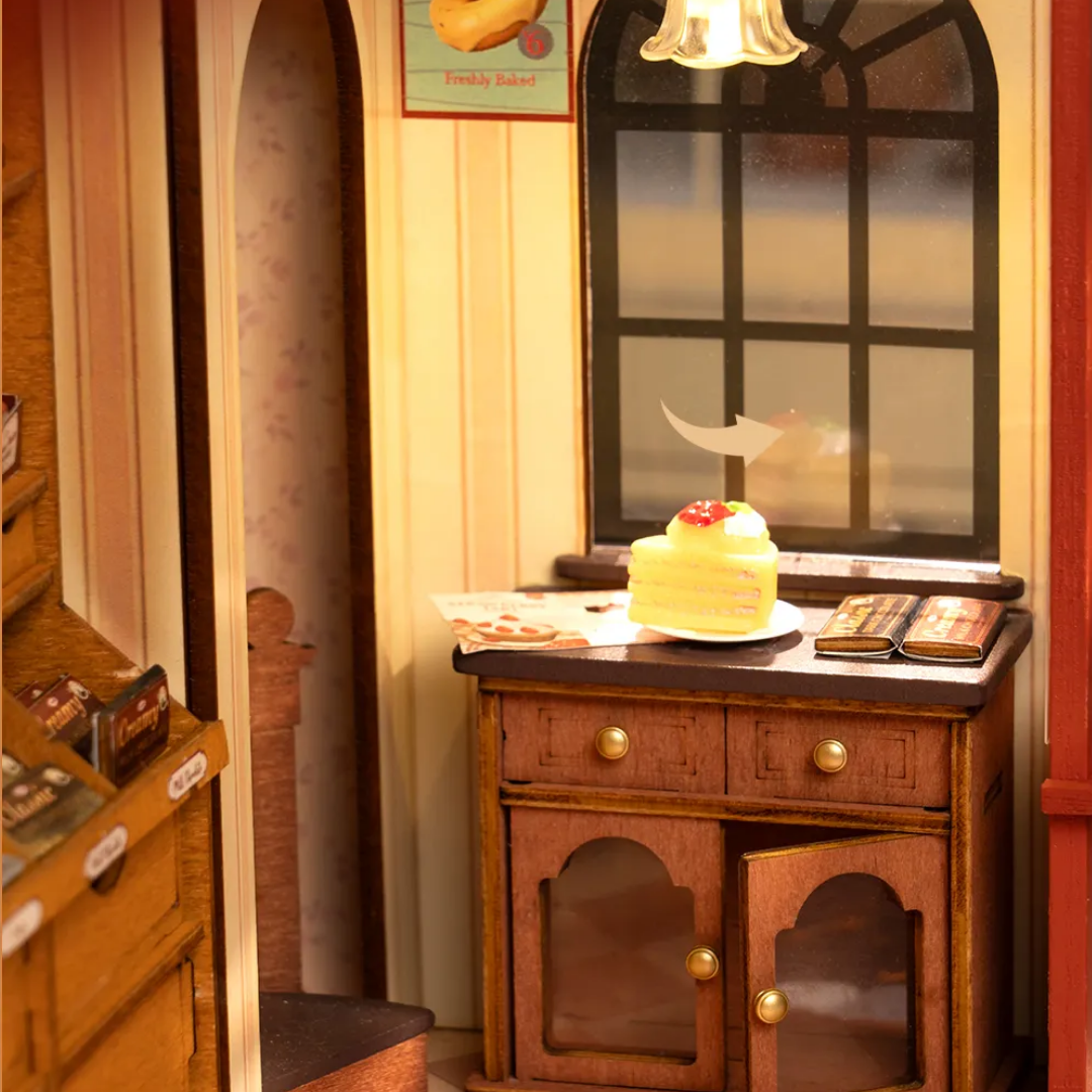Kawiarniany zakątek retro – Mini Domek 3d - Cukiernia | Rolife