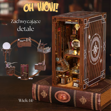 DIY Book Nook - Beyond Library | Miniaturowy domek