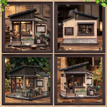 DIY Miniaturowy Domek - Kissa Coffee | Cutebee