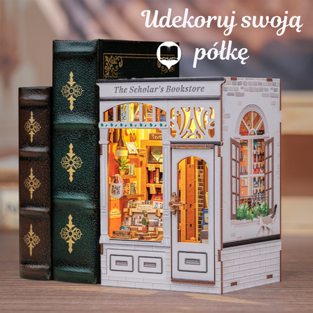 DIY Book Nook - The Schoolar's Bookstore | Cutebee