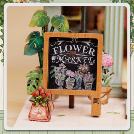 Zestaw Świąteczny Book Nook – Kwiaciarnia Champs-Elysees | Cutebee