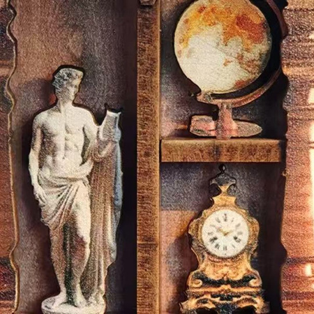 DIY Book Nook - Monet's Studio