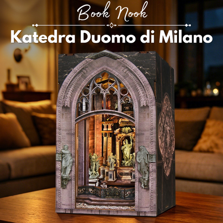 Katedra Duomo di Milano – DIY Book Nook Minicity | Puzzle 3D Prezent