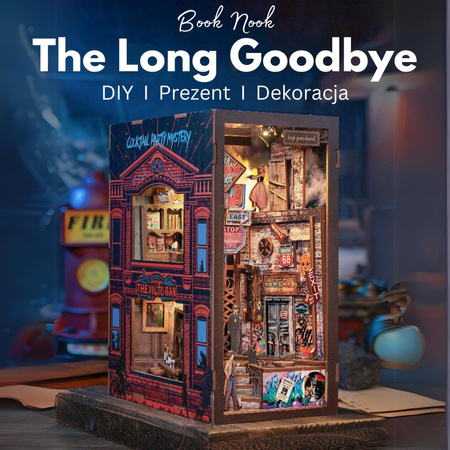 Diy Book Nook -  The Long Goodbye | Cutebee Miniaturowy Domek