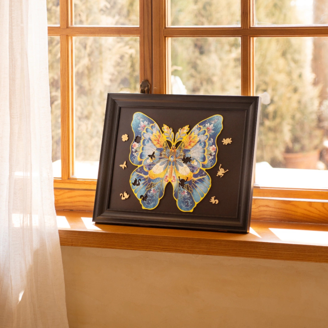 Drewniane Puzzle - Motyl | ROWOOD Rolife – pomysł na prezent
