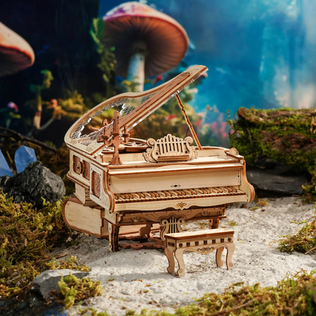 Fortepian z Pozytywką – Puzzle 3D ROKR Magic Piano