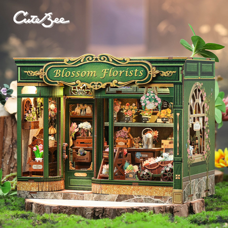 DIY Miniaturowy Domek - Blossom Florists I Cutebee