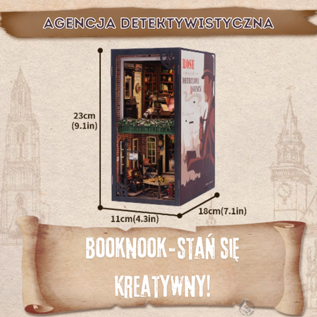 DIY Book Nook Zestaw Urodzinowy - Agencja Detektywistyczna