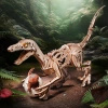 Drewniany Zestaw Puzzle 3D - Welociraptor | Rokr prezent drewniana układanka