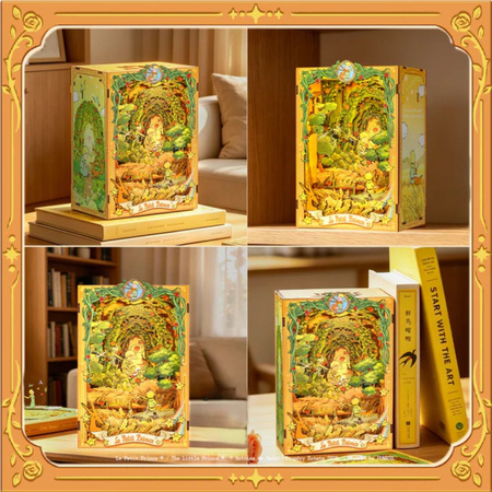 Mały Książe i Lis CuteBee DIY Book Nook – Puzzle 3D Prezent