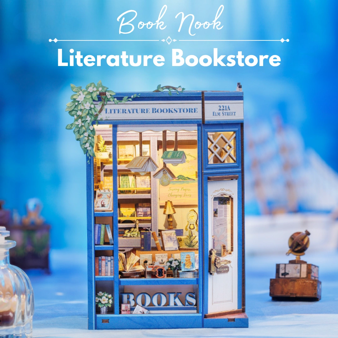 DIY Book Nook – Literature Bookstore | 186 elem. | Cutebee