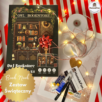 DIY Book Nook Zestaw Świąteczny - Księgarnia u Sowy
