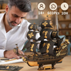 Drewniany Zestaw Puzzle 3D - Statek Piracki