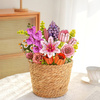Pink Lily - Puzzle 3D Rowood, drewniany kwiat DIY