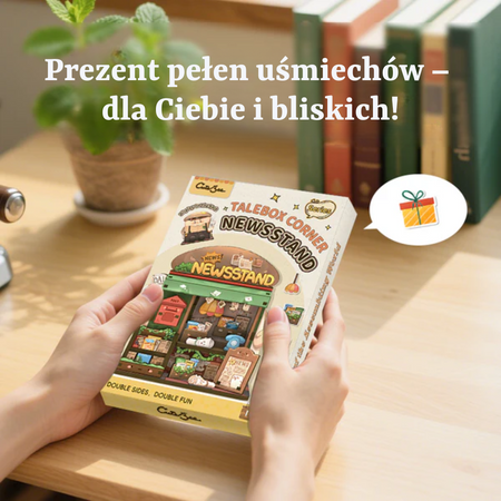 Drewniany Zestaw Puzzle 3D - News stand