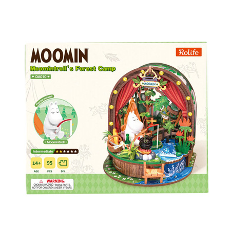 Moomintroll’s Forest Camp Mini Domek 3D Puzzle Rolife