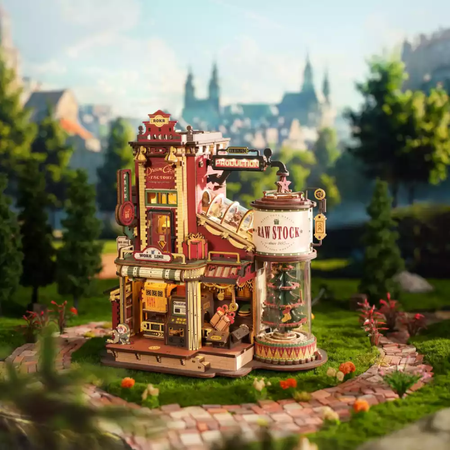 Drewniany zestaw puzzle 3d - Dream Gift Factory | Robotime