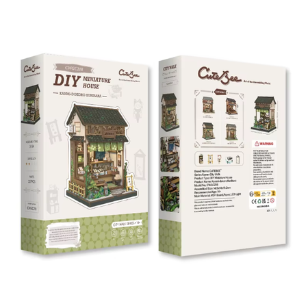 DIY Book Nook - Tradycyjny Japoński Sklepik | Cutebee