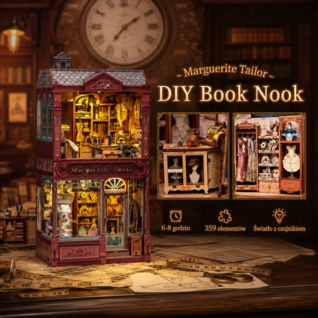 Marguerite Tailor CuteBee DIY Book Nook – Puzzle 3D Prezent