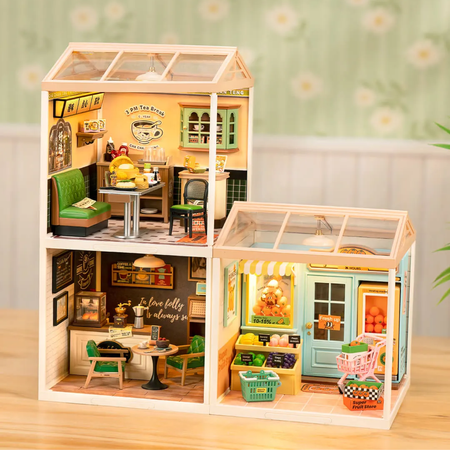 Mini Domek 3D - Hong Kong Bites Cafe I Rolife