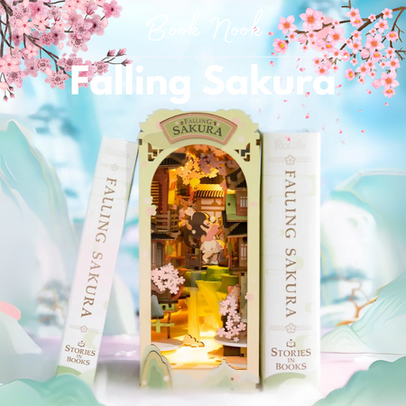 DIY Book Nook - Falling Sakura I Rolife