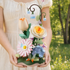Garden Ramble – Puzzle 3D ROKR, bukiet kwiatów z LED (206 el.)