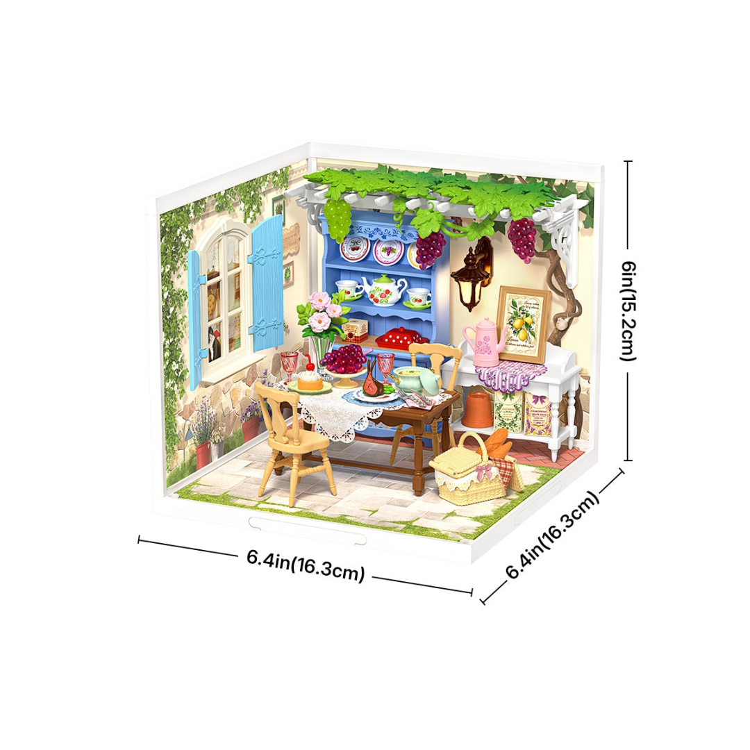 Mini Domek 3D - Midsummer Dream Yard | Rolife – wymiary modelu