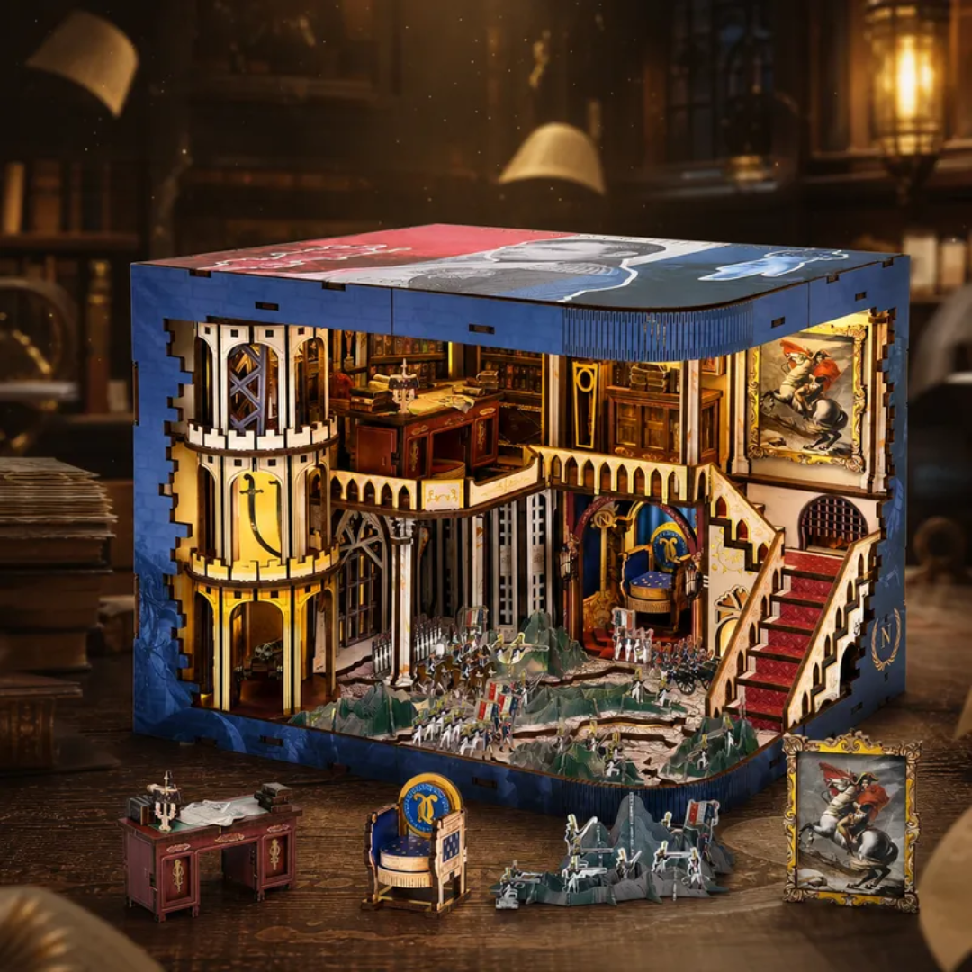 Napoleon MAX – DIY Book Nook Minicity | Puzzle 3D Prezent – pomysł na prezent