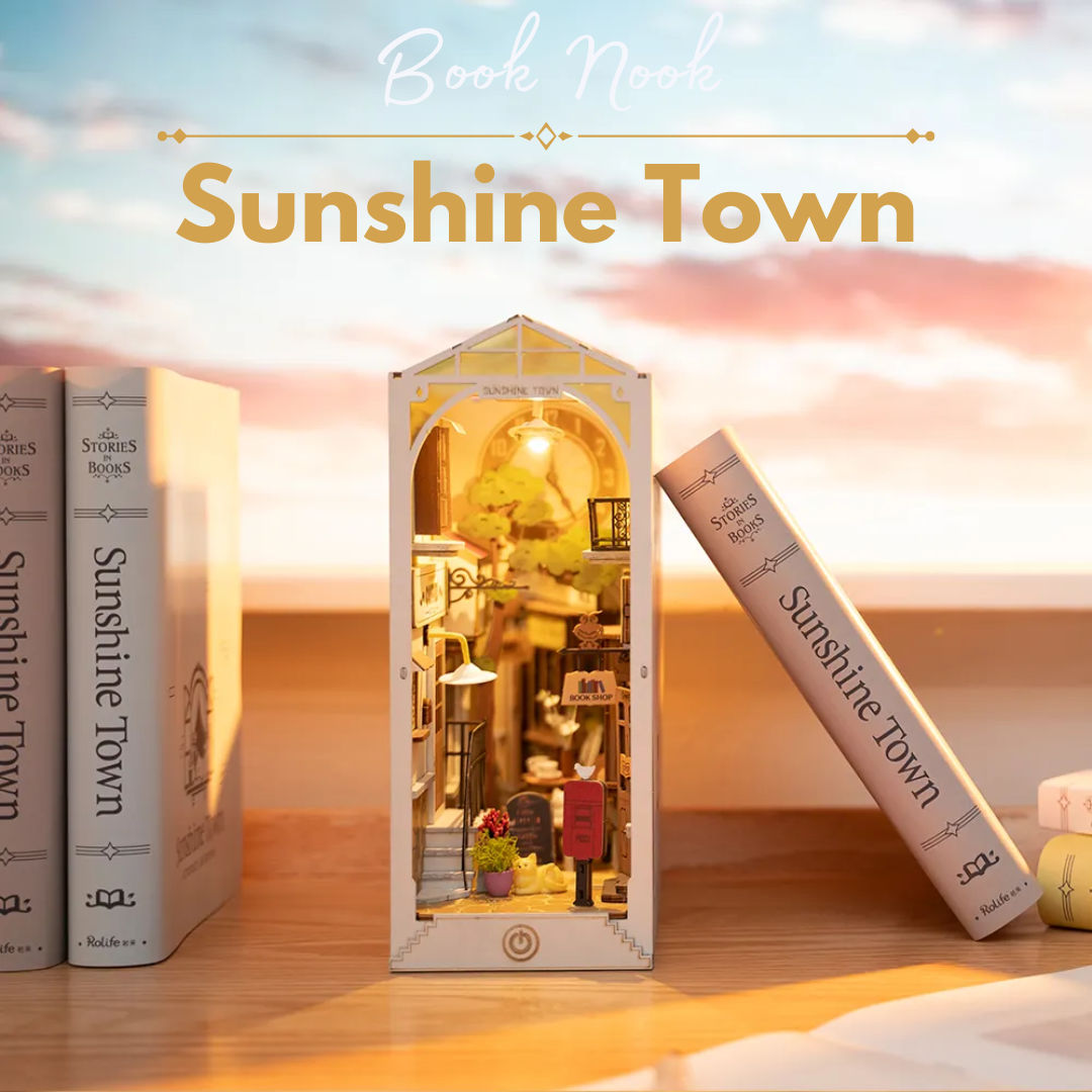 DIY Book Nook - Sunshine Town | Robotime – pomysł na prezent