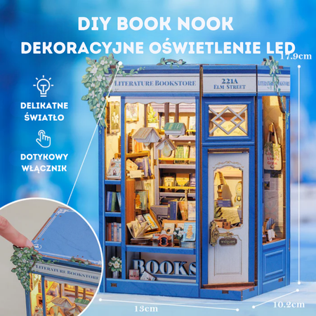 DIY Book Nook - Literaure Bookstore | Cutebee