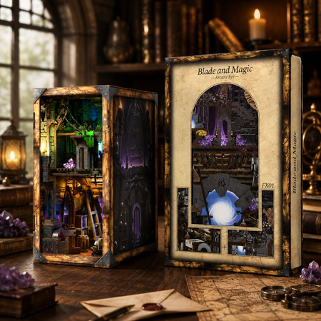 Blade and Magic Minicity DIY Book Nook – Puzzle 3D Prezent