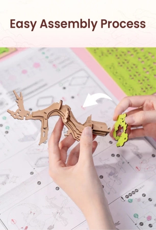 Bonsai Sosna – Puzzle 3D Rolife, wiecznie zielone drzewko