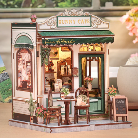 DIY Book Nook - Sunny Cafe | Cutebee
