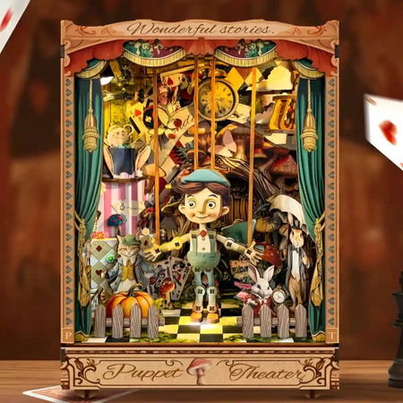 Puppet Theatre – DIY Book Nook Joincon | Puzzle 3D Prezent