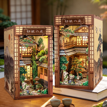 Serene Courtyard – DIY Book Nook CuteBee | Puzzle 3D Prezent