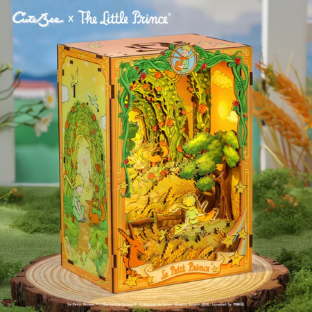 Mały Książe i Lis CuteBee DIY Book Nook – Puzzle 3D Prezent