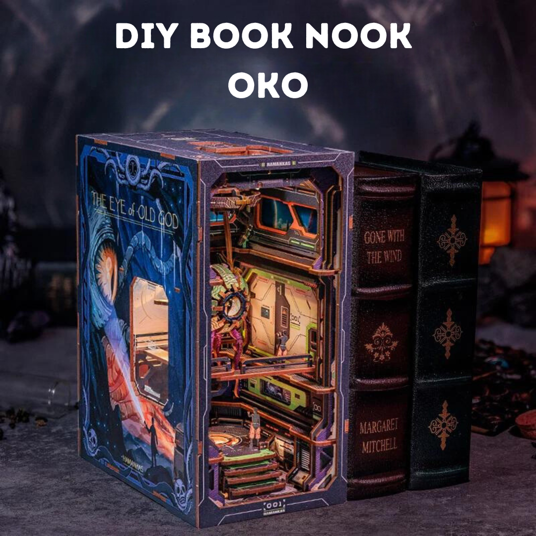 DIY Book Nook - OKO | Miniaturowy Domek Cutebee – pomysł na prezent