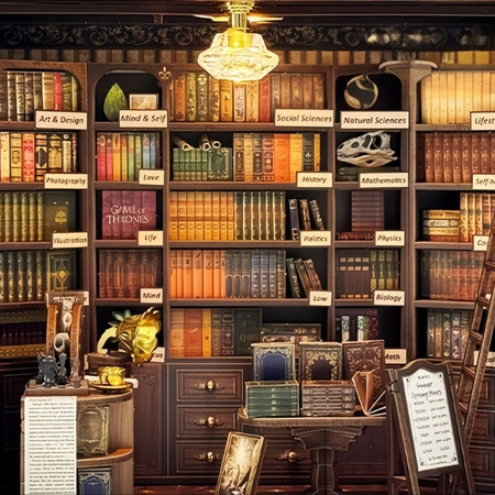 DIY Book Nook - Hoggor Bookstore | Joincoin