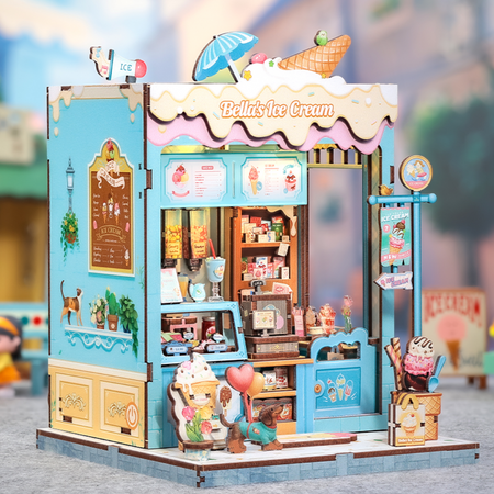 DIY Book Nook - Lodziarnia (Bella's Ice Cream) | Cutebee