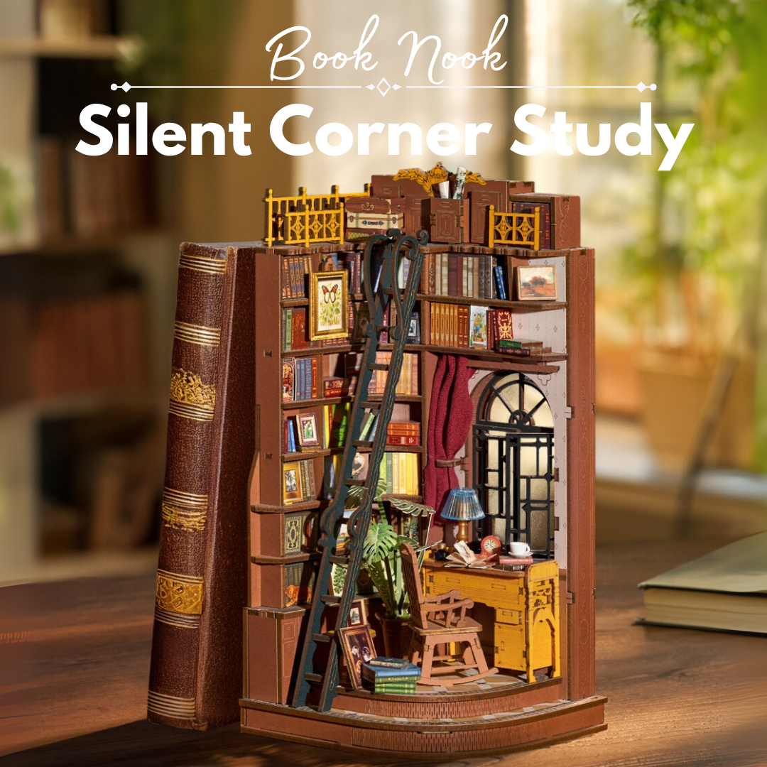 DIY Book Nook - Silent Corner Study I Rolife