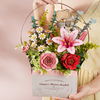 Kosz Kwiatów Flower Basket – Puzzle 3D Rowood, nie więdnie