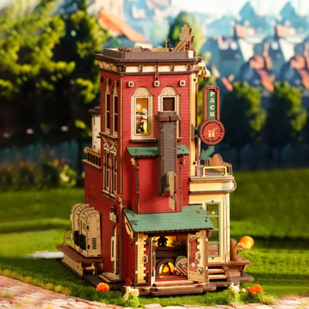 Dream Gift Factory – Puzzle 3D ROKR, świąteczna pozytywka (449 el.)
