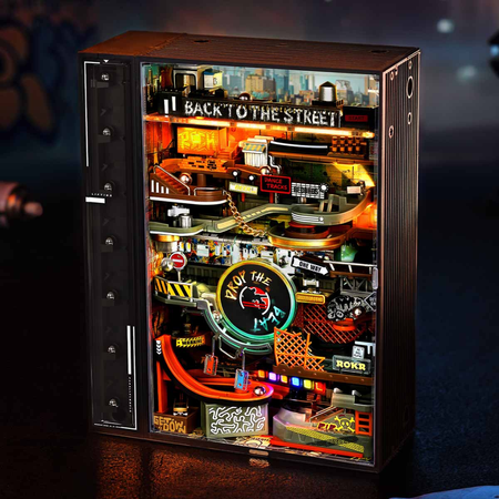 Tor Kulkowy Hip-Hop Street – Puzzle 3D ROKR z LED (134 el.)